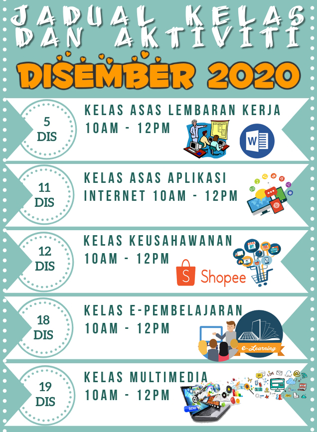 JADUAL AKTIVITI DISEMBER 2020