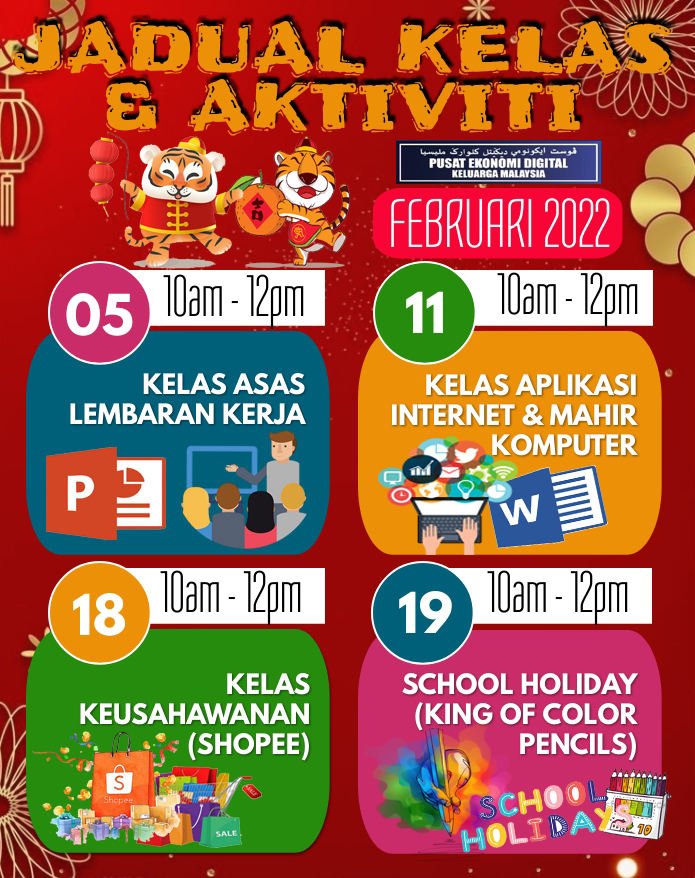 JADUAL AKTIVITI FEBRUARI 2022