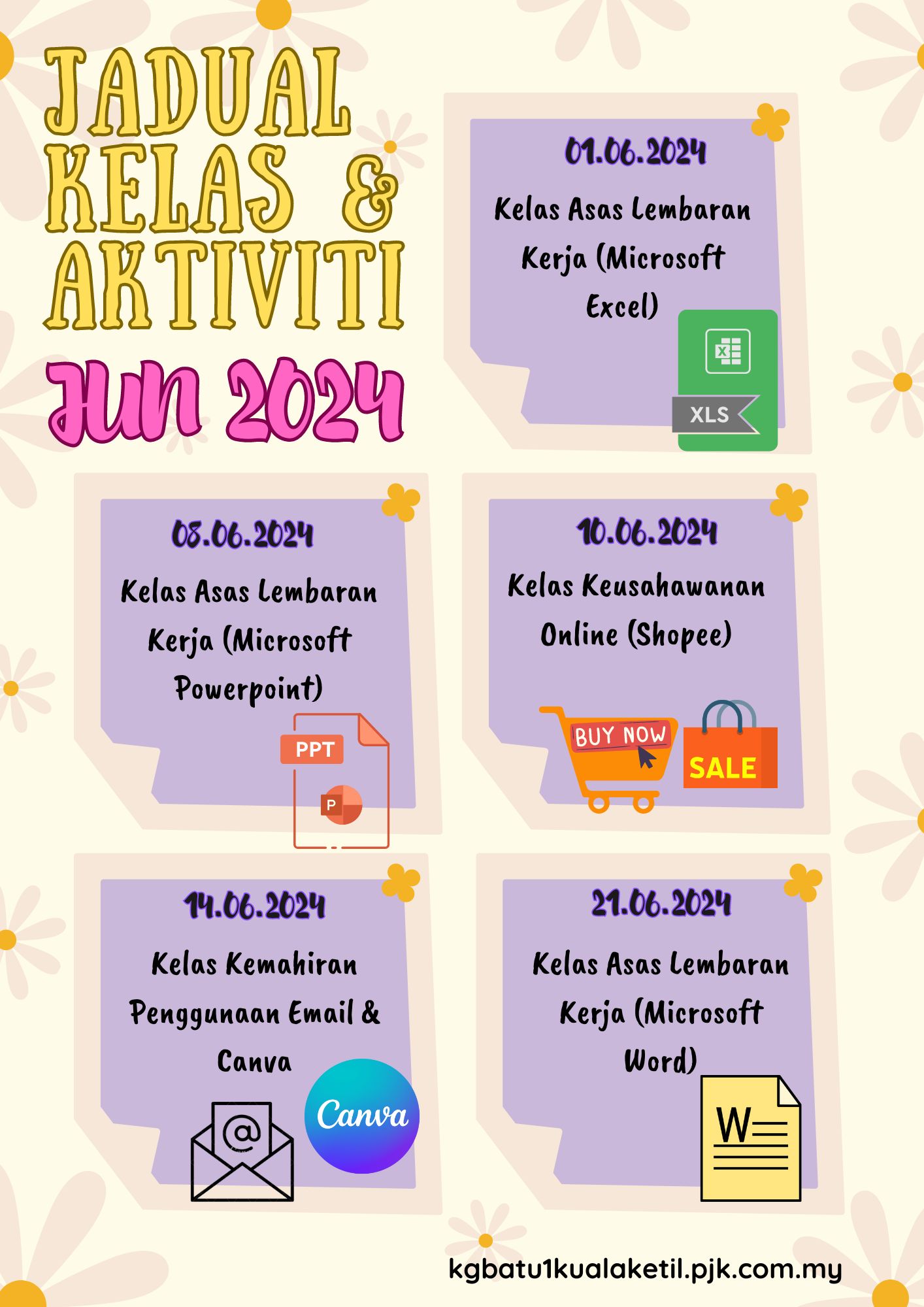 JADUAL AKTIVITI JUN 2024