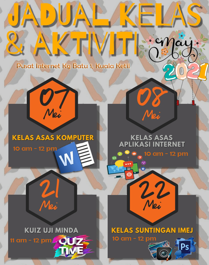 JADUAL AKTIVITI MEI 2021