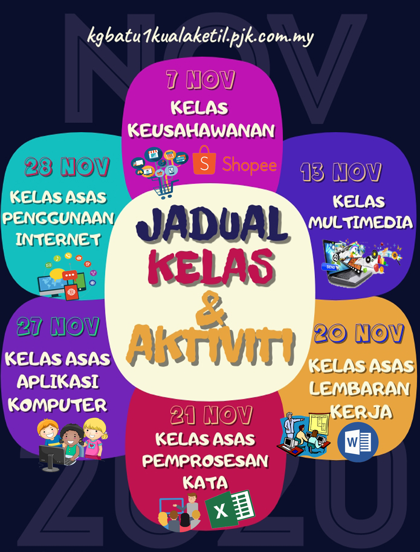 JADUAL AKTIVITI NOVEMBER 2020