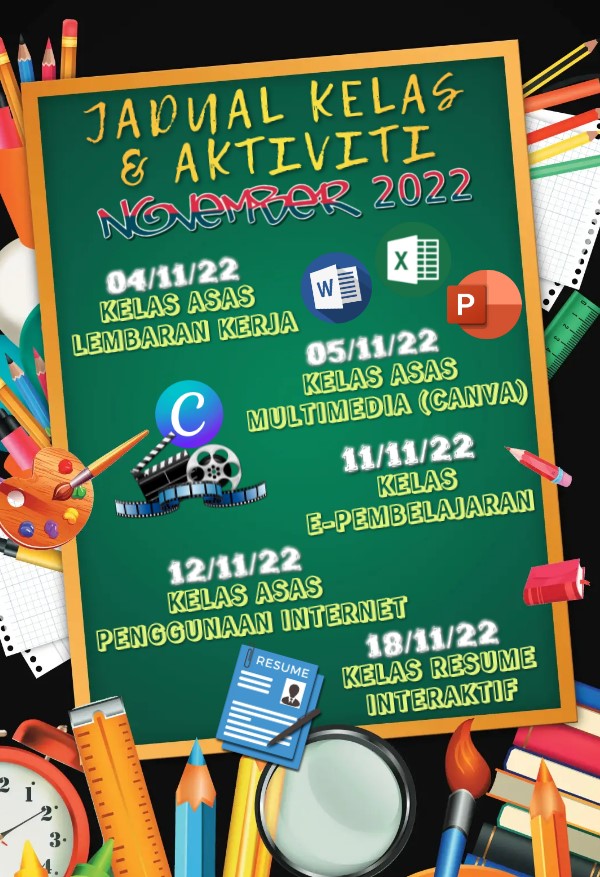 JADUAL AKTIVITI NOVEMBER 2022