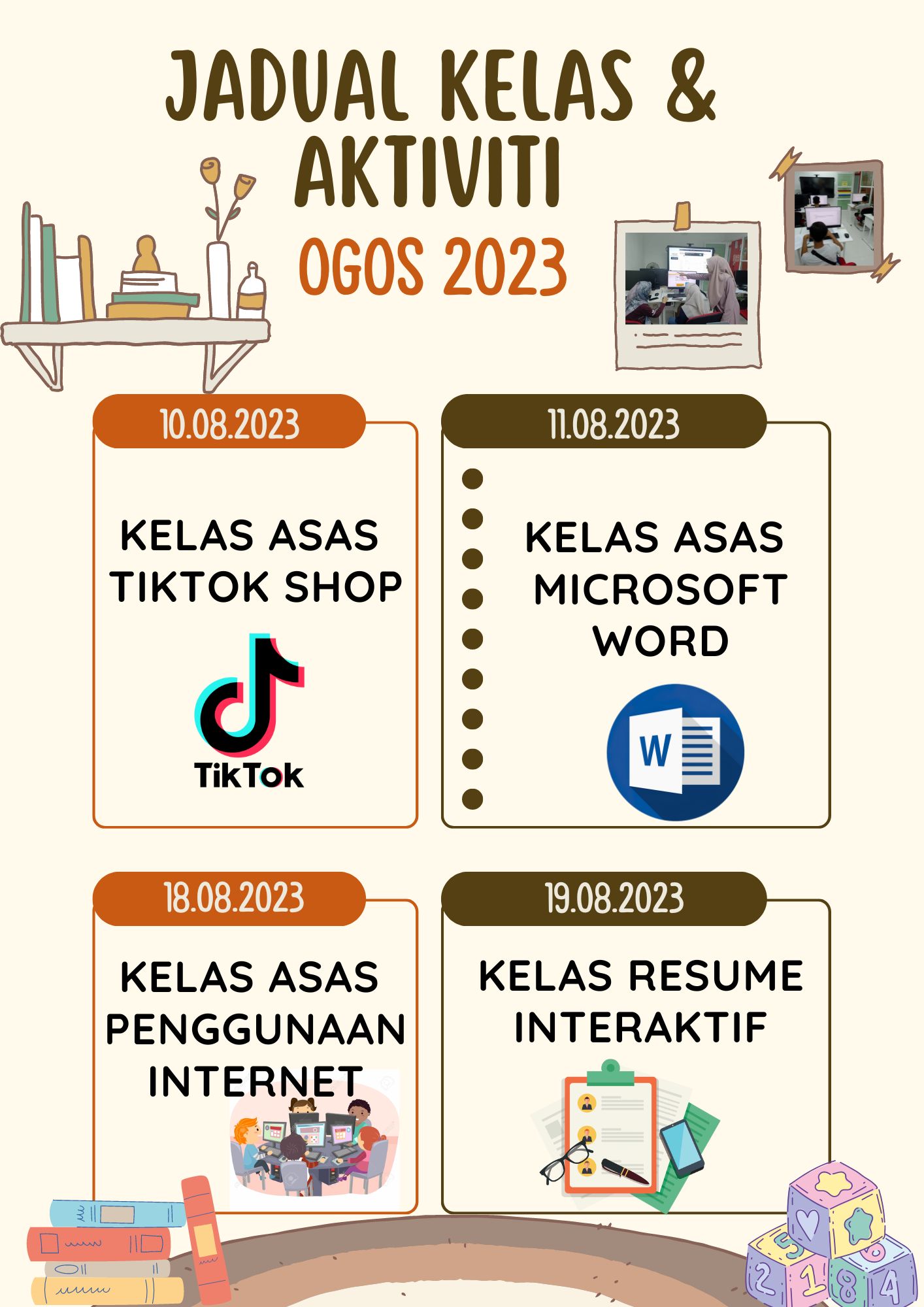 JADUAL AKTIVITI OGOS 2023