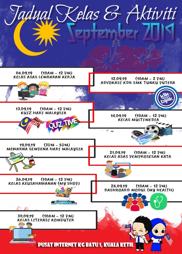 JADUAL AKTIVITI SEPTEMBER 2019