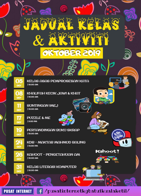 JADUAL OKTOBER 2019