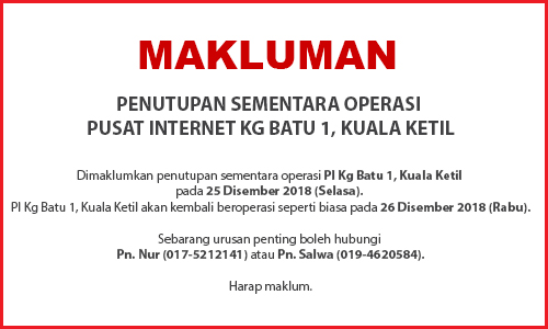 NOTIS PENUTUPAN PI